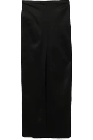 Maison Margiela Jupe mi-longue à fente