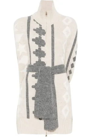 LORENA ANTONIAZZI Cardigan à motif en jacquard