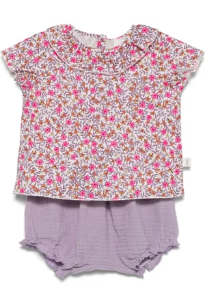 TEDDY & MINOU Ensemble short-haut à fleurs