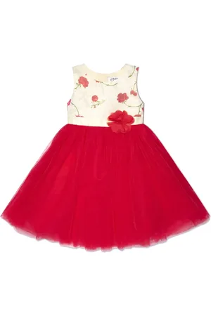 IAME Robe en tulle à fleurs