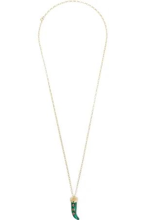 ESHVI Collier serti de malachite