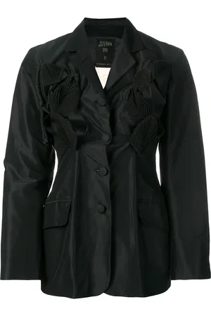 Jean Paul Gaultier Blazer à appliques plissées