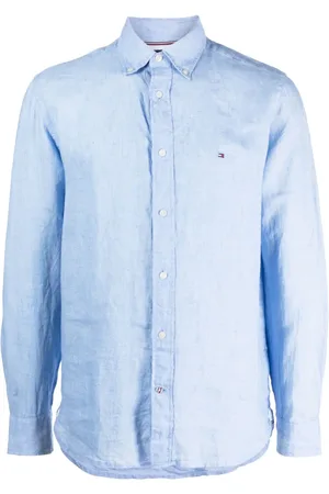 Tommy Hilfiger Chemise en lin à logo brodé