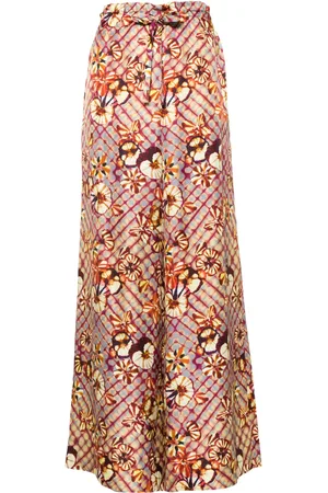 ULLA JOHNSON Pantalon ample Sawyer à taille-haute