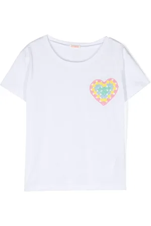 Billieblush T-shirt à motif cœur en crochet