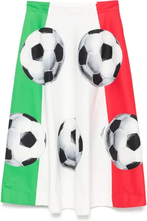 Moschino Jupe mi-longue à imprimé graphique