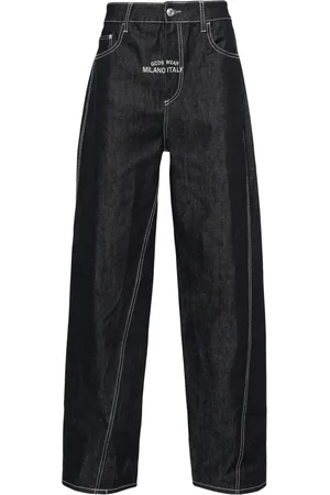 GCDS Jean Raw Denim Wide