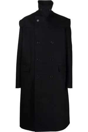 RAF SIMONS Manteau oversize à boutonnière croisée