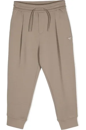 Emporio Armani Pantalon de jogging à taille mi-haute