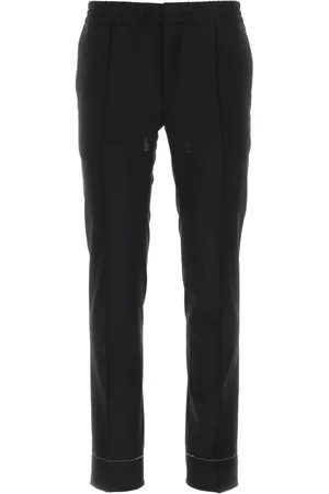 BRIONI Pantalon en laine à lien de resserrage