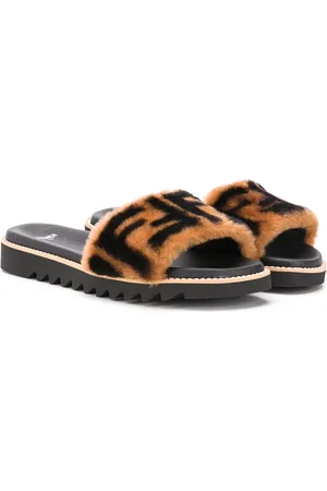 Fendi Sandales à bride FF