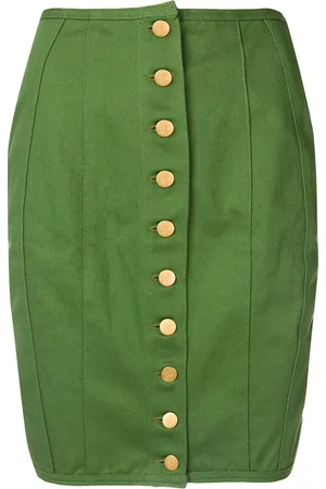 Jean Paul Gaultier Lace-up detailing pencil skirt