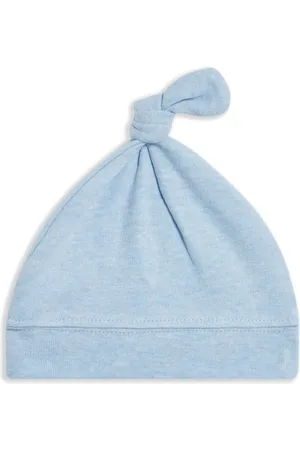 Purebaby Chapeau en coton à détail noué