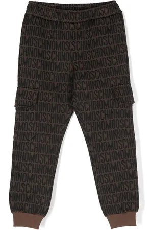 Moschino Pantalon de jogging à logo en jacquard