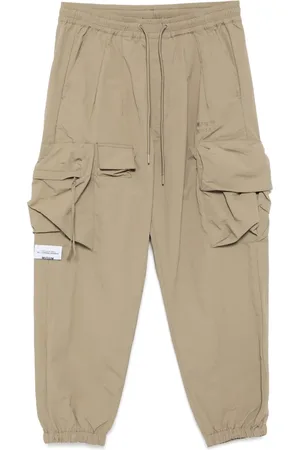 Musium Div. Pantalon cargo à logo brodé