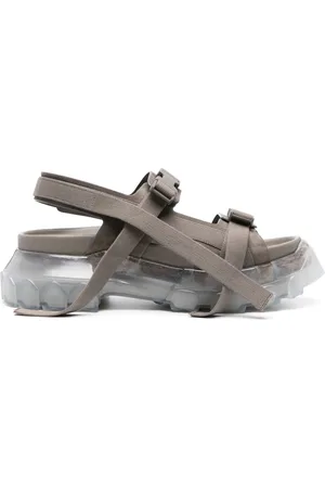 Rick Owens Sandales en cuir à semelle épaisse