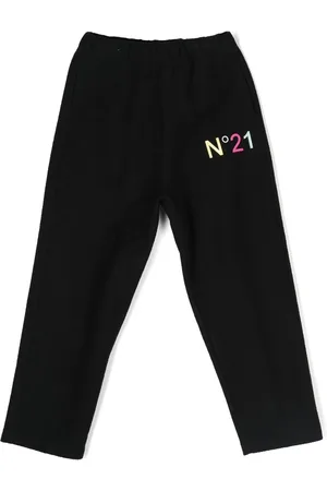 Nº21 Pantalon à logo imprimé