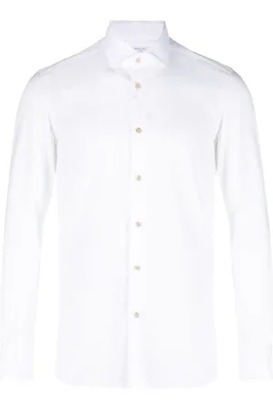 Boglioli Chemise en coton à manches longues