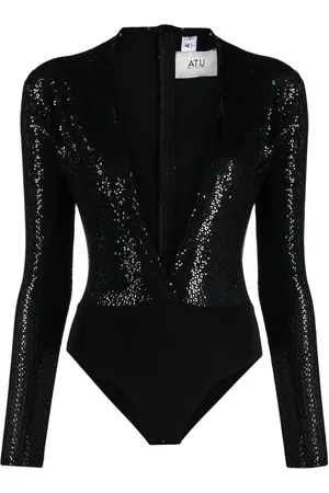 Atu Body Couture Body à sequins brodés