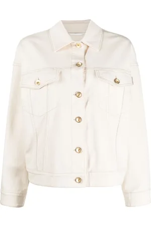 Brunello Cucinelli Veste en jean à boutonnière