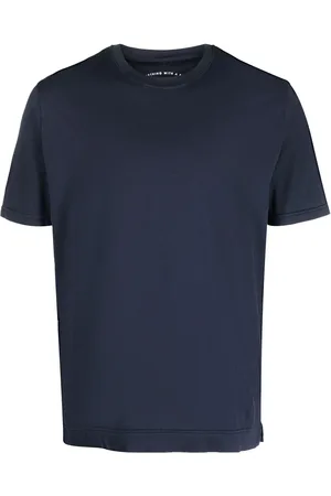 FEDELI T-shirt en coton à col rond