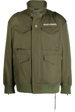 MASTERMIND JAPAN Veste zippée à logo imprimé