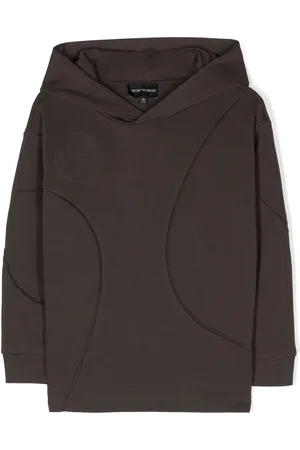 Emporio Armani Hoodie en jersey à logo embossé