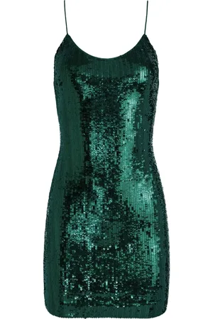 ALICE+OLIVIA Robe Nelle à ornements en sequins