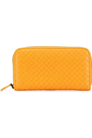 Bottega Veneta Portefeuille continental en cuir Intrecciato à fermeture zippée (2012-2024)