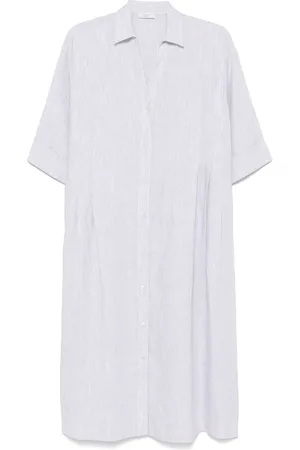 PESERICO SIGN Robe mi-longue à rayures