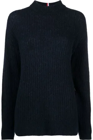 Tommy Hilfiger Pull en maille à plaque logo