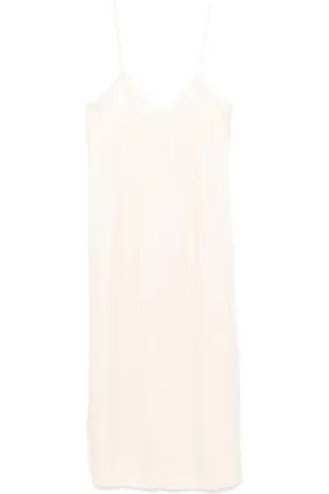 FORTE FORTE Robe en satin à coupe mi-longue