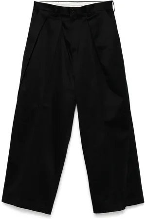 KHOKI Pantalon à design plissé