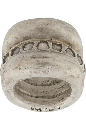 PARTS OF FOUR Bague à design gravé