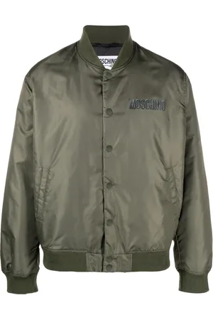 Moschino Veste bomber à logo imprimé