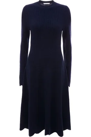 J.W.Anderson Robe mi-longue à ourlet festonné