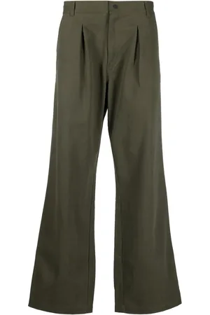 GR10K Pantalon ample à détails plissés