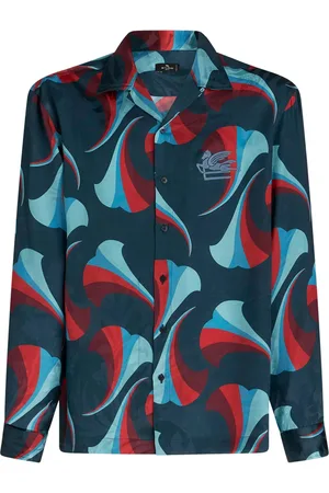 Etro Chemise en soie à fleurs