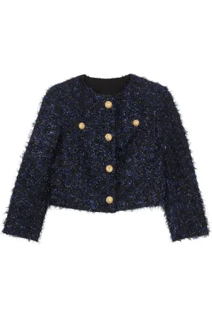 Balmain Veste Lurex en tweed