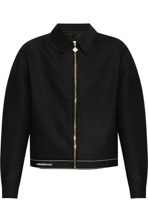 Casablanca Veste bomber zippé à logo imprimé