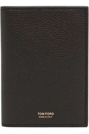 Tom Ford Porte-cartes en cuir à plaque logo