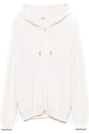 ERALDO Hoodie en maille nervurée