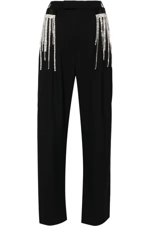 Frenken Pantalon droit à franges