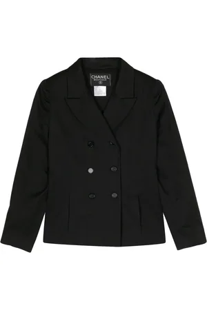 CHANEL Veste en laine à boutonnière croisée (1998)
