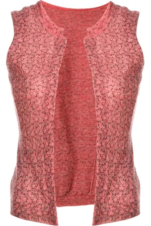 Comme des Garçons Gilet sans manches à fleurs