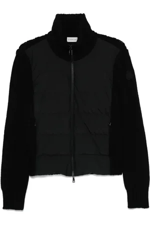 Moncler Cardigan à empiècements matelassés