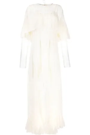 Serafini Robe longue à design superposé