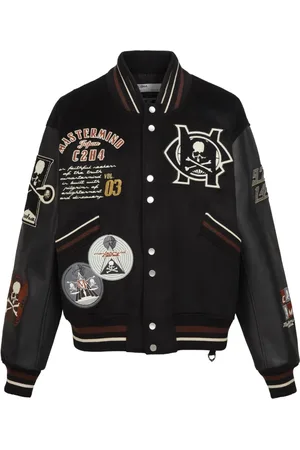 MASTERMIND JAPAN Veste bomber en cuir