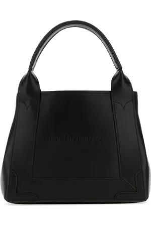 Balenciaga Sac cabas en cuir à logo embossé
