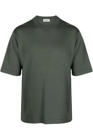 JOHN SMEDLEY T-shirt en coton à manches courtes